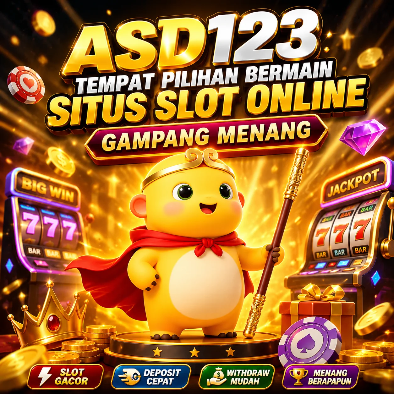 ASD123 | Tempat Pilihan Bermain Situs Slot Online Gampang Menang